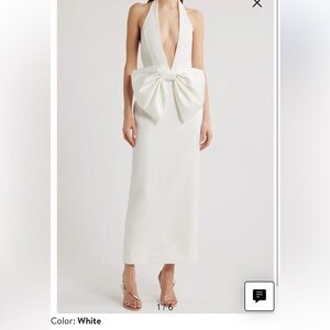 New With Tags Annique Bow Plunge Cocktail Dress